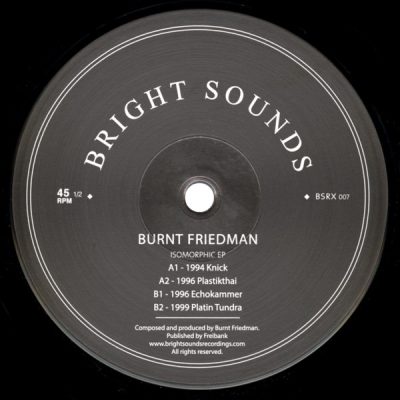 Burnt Friedman — Isomorphic EP